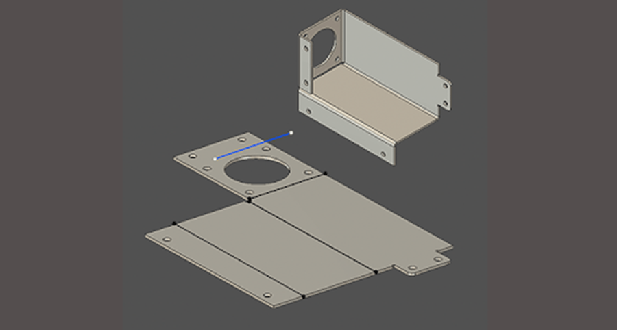 Fusion360_ sheet metal manufacturing to create parts